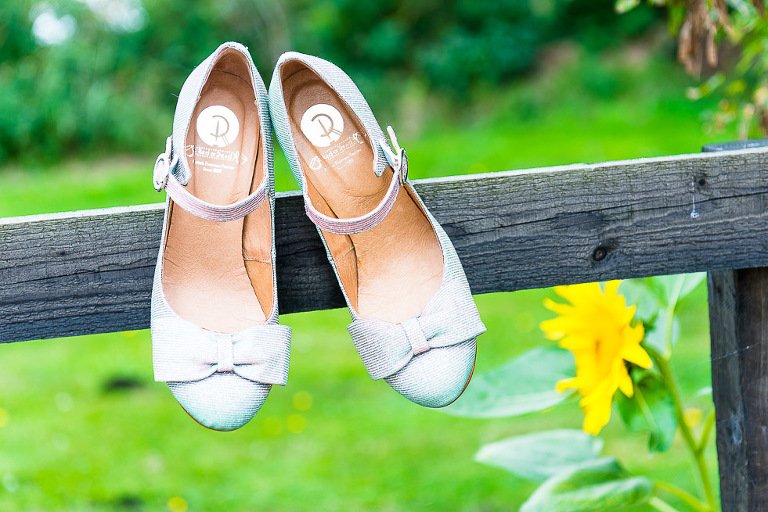 Newmarket Racecourse Wedding Photographer - Bride's shoes