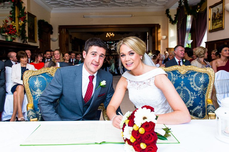 Stanhill Court Wedding Photographer - register picture
