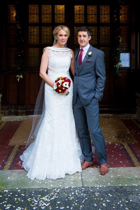 Stanhill Court Wedding Photographer - bride and groom