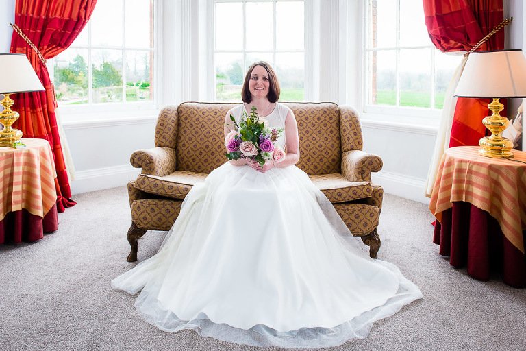 Bridal portrait at Dovecliff Hall Hotel - Dovecliff Hall Hotel Wedding Photographer